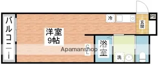 デ・クメール大橋【3階】の間取り