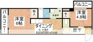 プラネット3【201号室】の間取り