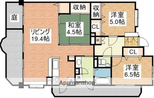 JGMヴェルデヒルズ本原【1105号室】の間取り