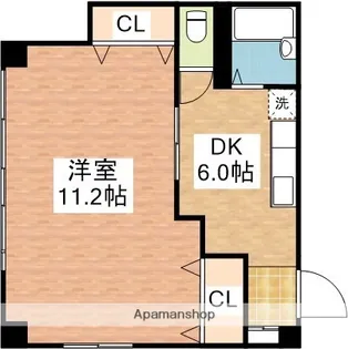 岡部ビル【3階】の間取り