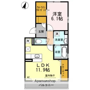 メゾン・ド・ボヌール【3階】の間取り