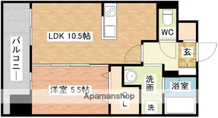ABITI浜町【4階】の間取り