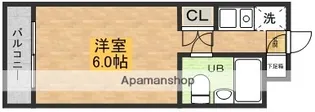 グレイス扇町【105号室】の間取り