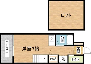 かぷかぷハウス【203号室】の間取り
