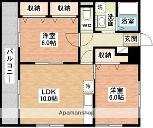 アビタシオン昭和【3階】の間取り