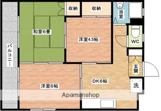 ハイツ原口【201号室】の間取り