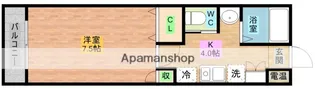 ベル・エポック【204号室】の間取り
