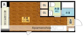 PINE HEIM(パイン ハイム)【201号室】の間取り