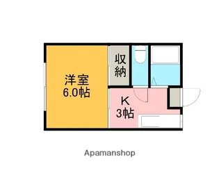 パストラル田ノ浦【102号室】の間取り