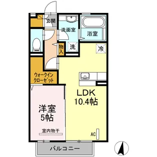 エル桑木場【2階】の間取り