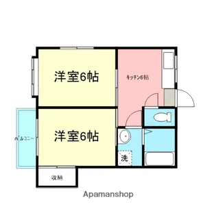 アートイントレジャーⅠ【202号室】の間取り