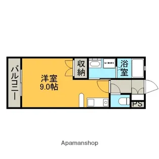 ハイツヤマグチ【203号室】の間取り