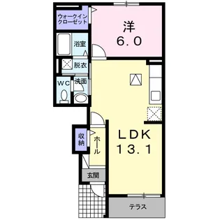 サンリット ガーデン【1階】の間取り