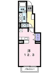プロムナード 天神A【1階】の間取り