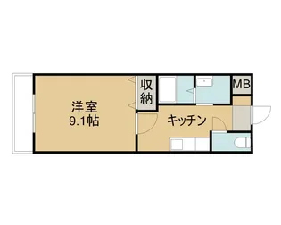 TWINKLE広田【1階】の間取り