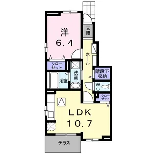 サンリット・セレノ Ⅱ【1階】の間取り