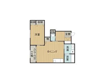 ガーデンコート25【103号室】の間取り