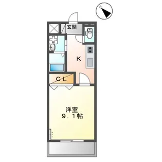 アルフェラッツN6【207号室】の間取り