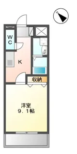 フォレストハイ【202号室】の間取り