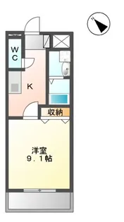 フォレストハイ【1階】の間取り