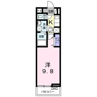 メゾンドソレイユ Ⅴ【1階】の間取り