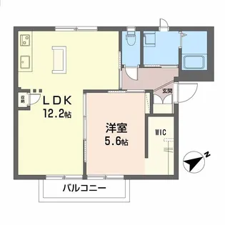 ラブリーコーポ【202号室】の間取り