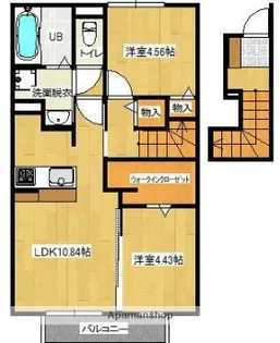 ラフォーレ ソレイユ【203号室】の間取り