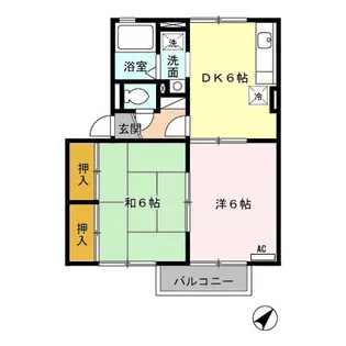 フルール・ヴィラージュ【2階】の間取り