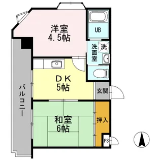 松本ハイツ【204号室】の間取り