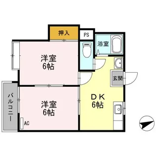 ファーストインプライムハウス Ⅰ【3階】の間取り