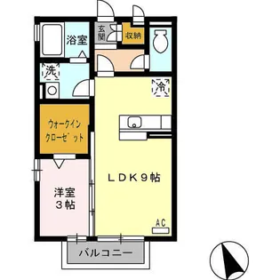 ウィズダム波佐見【2階】の間取り