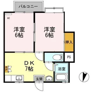 ファーストインキャニオンハウス I【3階】の間取り