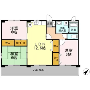 メゾン・ド篠崎【3階】の間取り