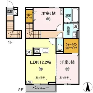 クレスト スエ【2階】の間取り