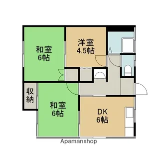 松永アパート【201号室】の間取り