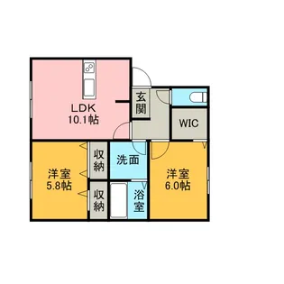 エスペリア B棟【1階】の間取り