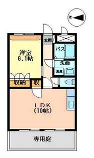 ステーション絆【303号室】の間取り