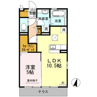 エル桑木場【1階】の間取り