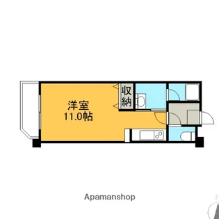 プランドール【108号室】の間取り