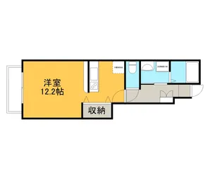 フェヴァレイトプレイス【102号室】の間取り