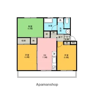 永田コーポ【106号室】の間取り