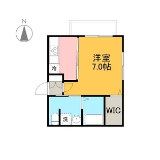 パルティール・パレス A棟【105号室】の間取り