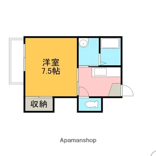 ベルメゾン広田【103号室】の間取り