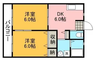 マドレカーサ【2階】の間取り