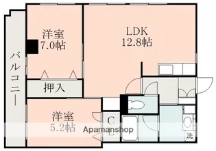 NICEマンションIT九品寺【9階】の間取り