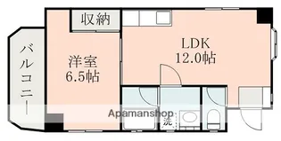 熊本県熊本市中央区米屋町3丁目【マンション】の間取り