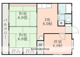 メゾンつづき【2階】の間取り