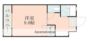 サンプレース(帯山)【202号室】の間取り