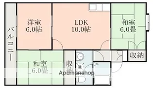 神知屋ハイツA【2階】の間取り