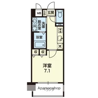 クロノス8子飼橋【8階】の間取り